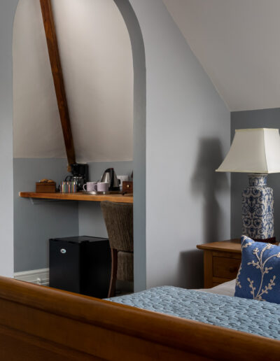 St Johns House Peake Room bed