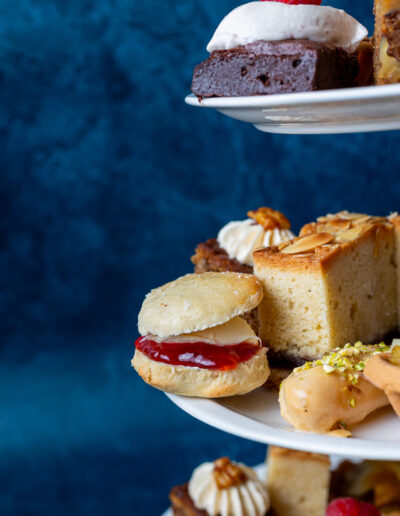 Patisseries served at St Johns House in Lichfield