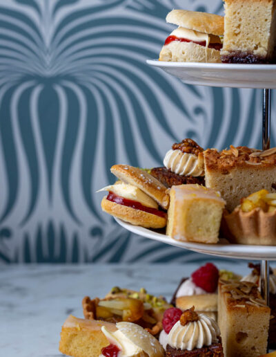 Patisseries served at St Johns House in Lichfield