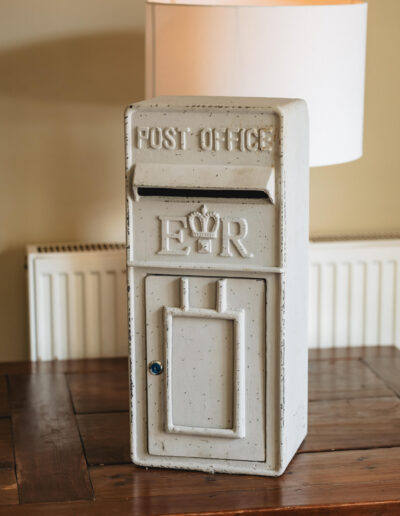 White post box